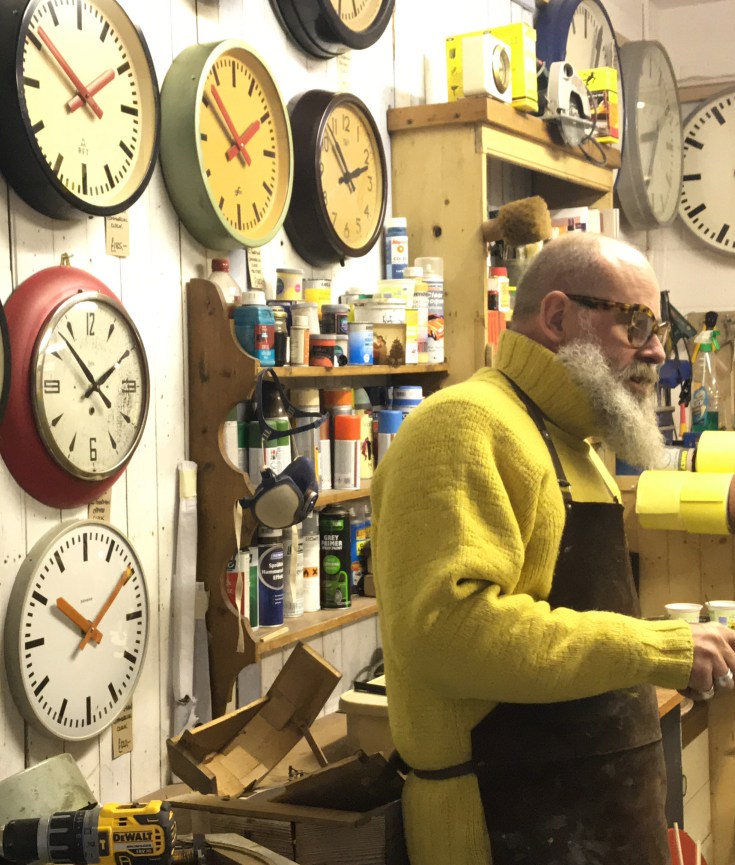 Meet the vintage dealer: clock collector Russell from London Timepiece.