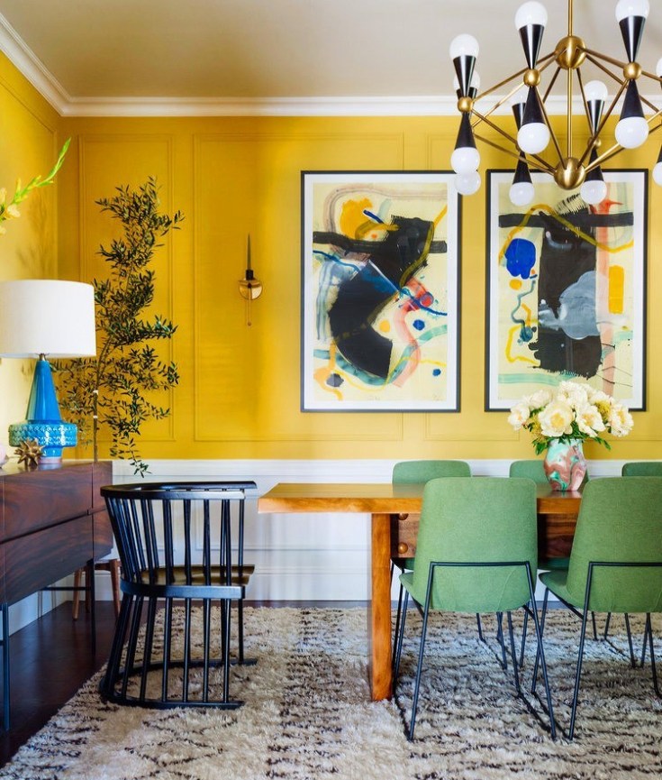 Using Colour: Recreate this Eclectic Yellow Room with Confidence