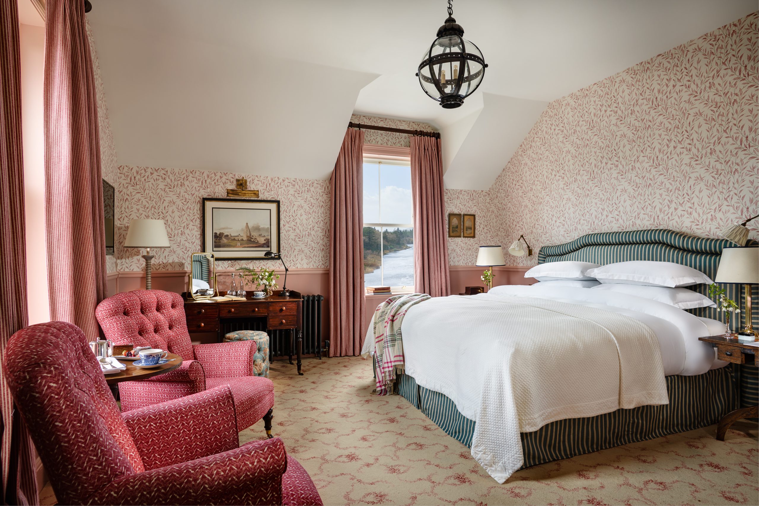 luxury design hotel interiors antiques ballynahinch