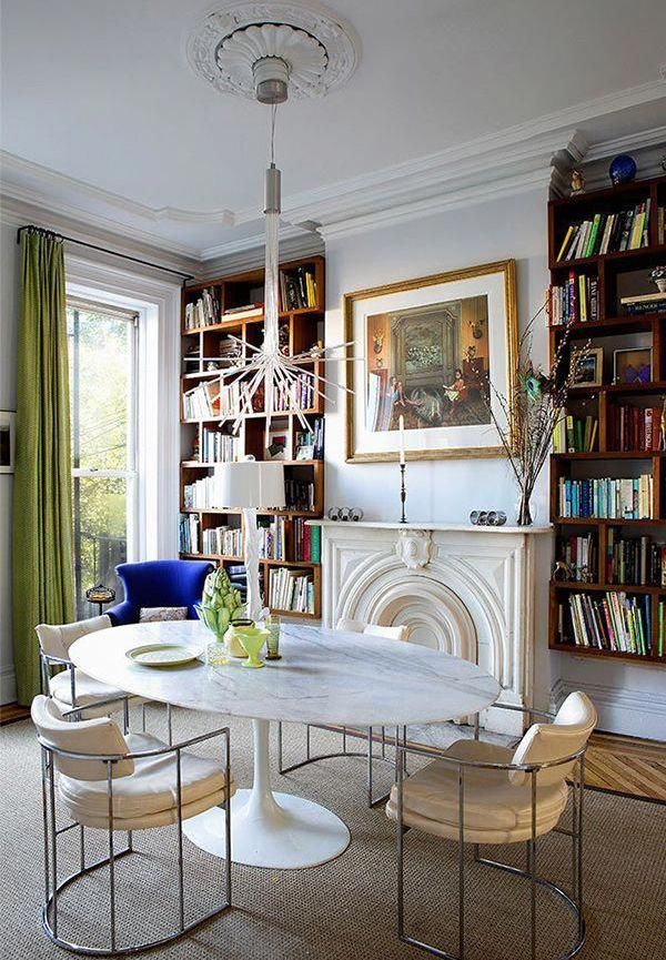 Get the look: Victorian dining room with space-age influences