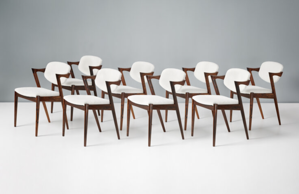 Kai Kristiansen Model 42 dining chairs