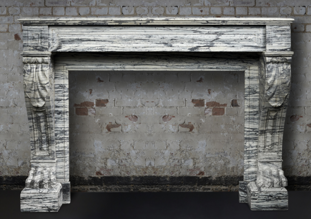 French Marble Fireplace