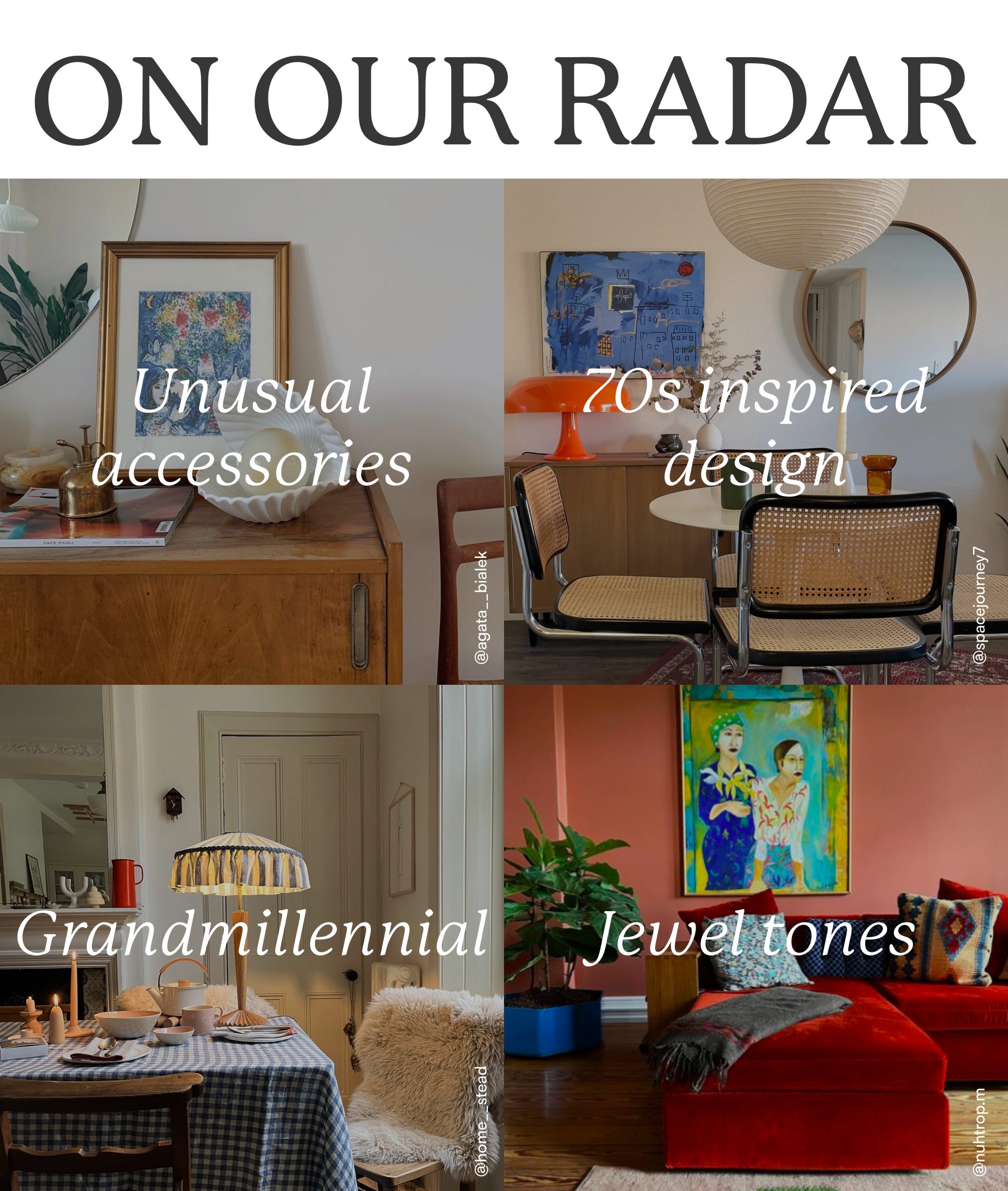 Four Interior Themes for 2023